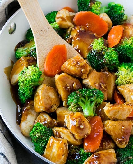 Honey Garlic Chicken Stir Fry