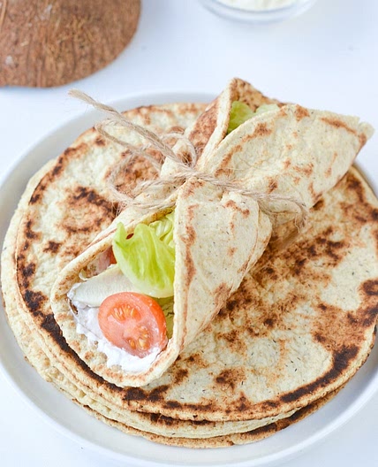 Coconut flour flatbread