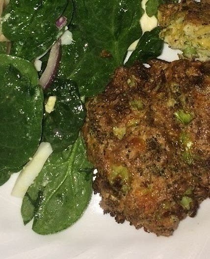 Broccoli Fritters (Air fryer/Skillet)