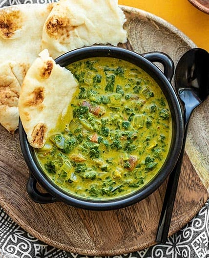 Indian Style Creamed Spinach