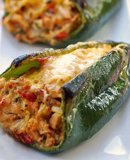 Stuffed Poblano Peppers