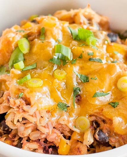 Slow Cooker Chicken Burrito Bowls