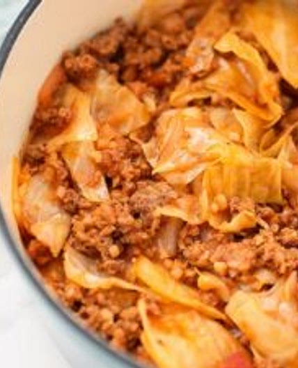 One Pot Unstuffed Cabbage Roll (Paleo, AIP, Whole30)