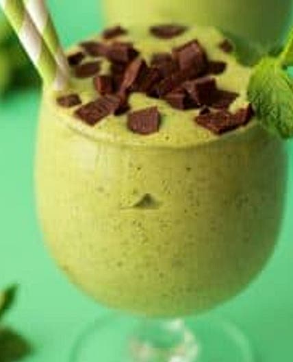 Mint Chocolate Chip Smoothie