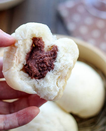 Homemade Red Beans Buns