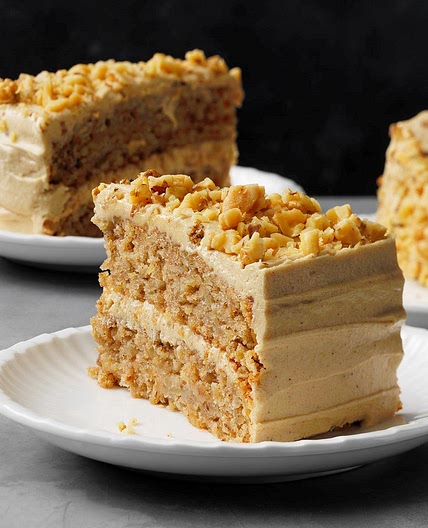 Apple Spice Cake with Brown Sugar Frosting