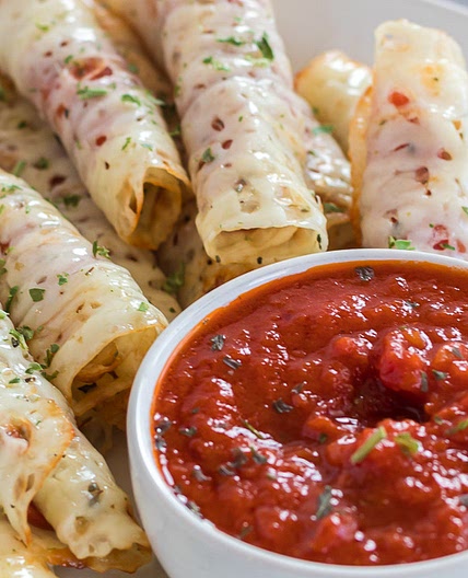 Keto Pizza Roll-Ups