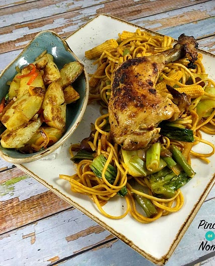 Sticky Chilli Chicken with Noodles | Slimming & Weight Watchers Friendly