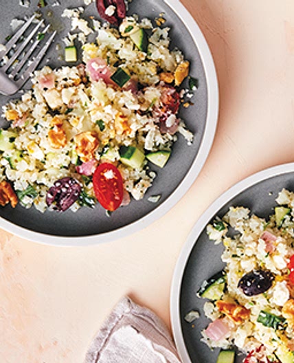 Keto Instant Pot Greek Cauliflower Rice