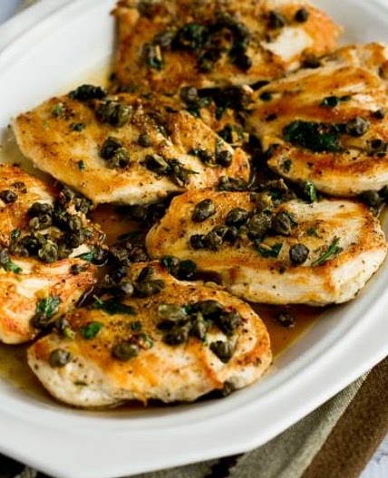 Chicken Piccata with Fried Capers