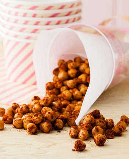 Spicy roasted chickpeas