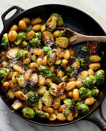 Crisp Gnocchi With Brussels Sprouts and Brown Butter