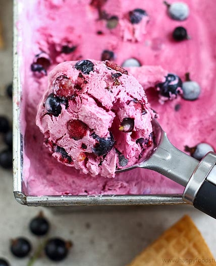 Blackcurrant Ice Cream