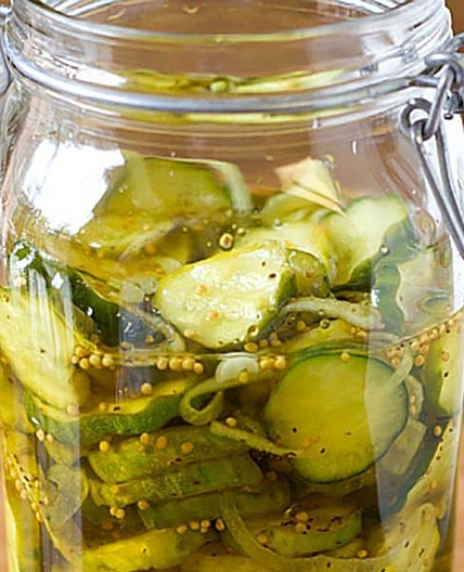 Refrigerator Bread and Butter Pickles