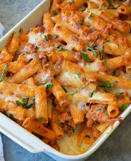 Baked Ziti with Sausage