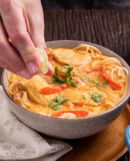 Easy Thai Coconut Chicken Soup