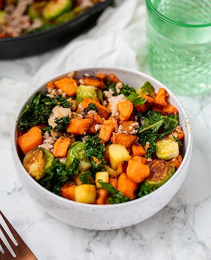 Sweet Potato & Turkey Breakfast Hash (Paleo, Whole30, AIP)