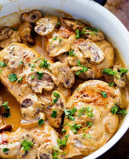 Creamy Chicken Marsala