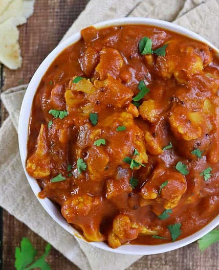 Quick Easy Cauliflower Curry