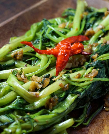 Stir Fried Garlic Water Spinach