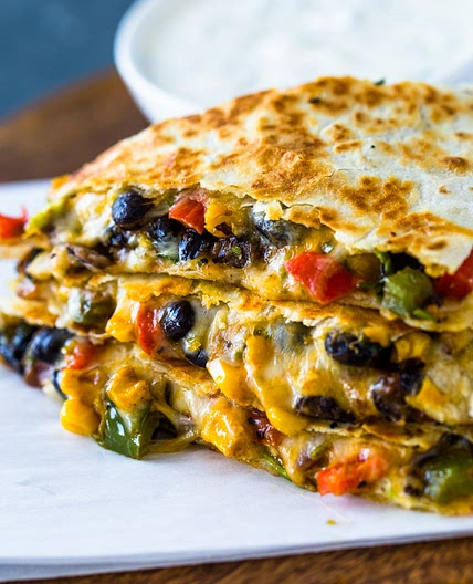 Southwest Veggie Quesadillas