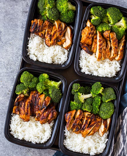 20 Minute Meal-Prep Chicken, Rice, and Broccoli