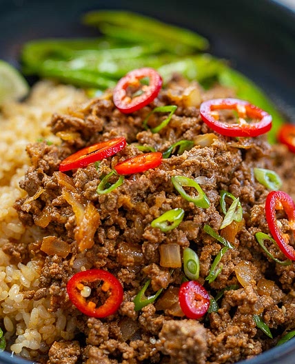 Quick Korean-inspired Beef & Rice