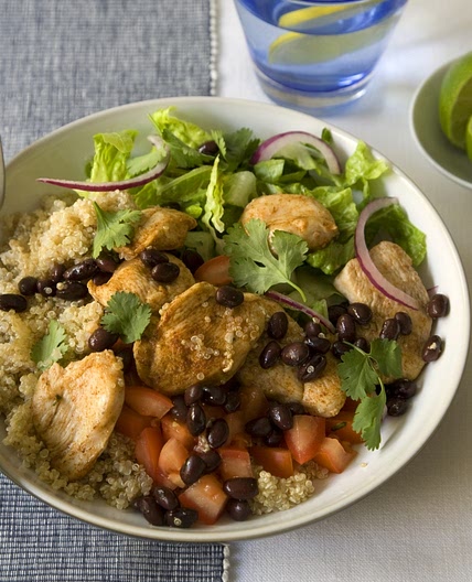 Healthy Chicken Burrito Bowl | The Fast 800