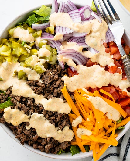 Big Mac Salad (Low Carb, Keto)