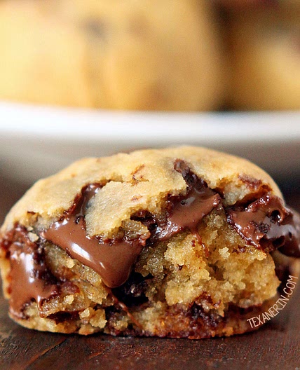 Grain-free Peanut Butter Chocolate Chip Cookie Dough Bites (gluten-free with vegan and dairy-free options)