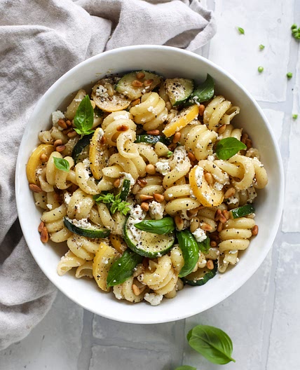 Summer Squash Pasta Skillet