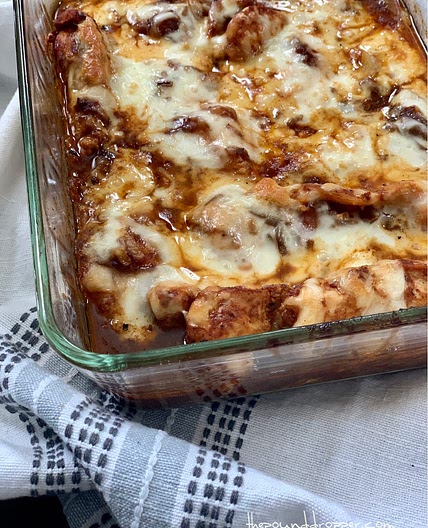 French Onion Chicken Bake