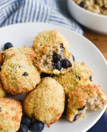 Air-Fryer Maple Blueberry Oatmeal Balls