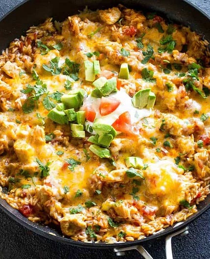 One Pan Mexican Chicken and Rice