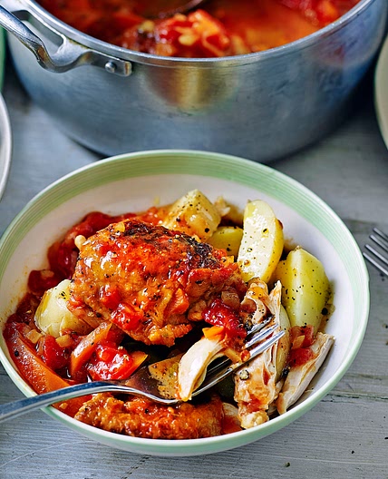 Mediterranean chicken with potatoes