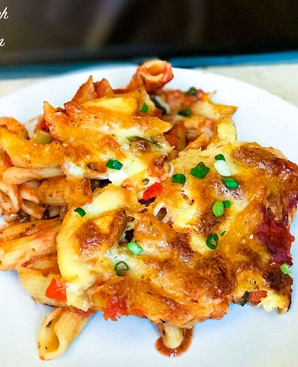 Turkey Ratatouille Pasta Bake | Slimming & Weight Watchers Friendly