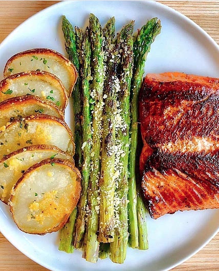 Crispy Honey Garlic Chipotle Salmon