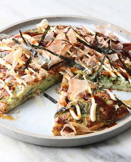 Green Okonomiyaki