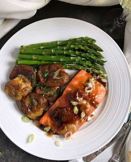 Soy Maple Glazed Salmon
