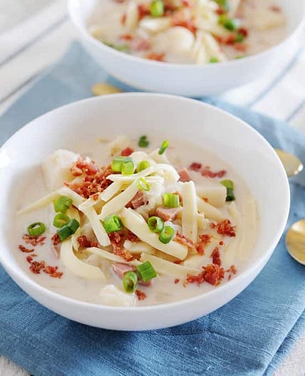 Slow Cooker Loaded Baked Potato Soup