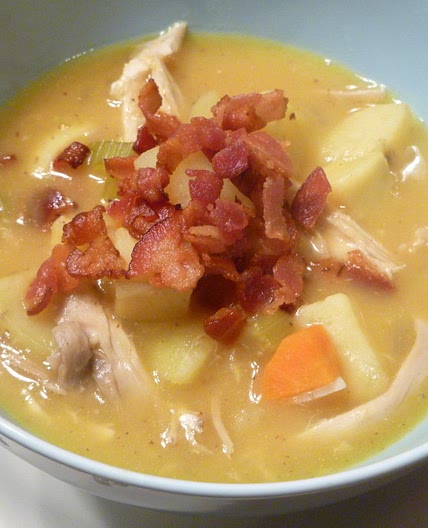 Creamy Potato and Chicken Soup (AIP, nightshade free, dairy free)
