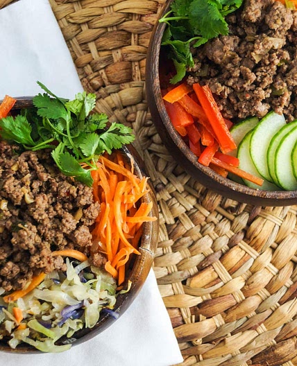 Bulgogi Ground Beef Bowls with Vegetables