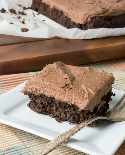 Sugar Free Low Carb Chocolate Crazy Cake { Egg Free, Dairy Free, Nut Free, Gluten Free}