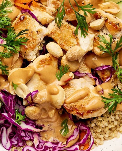 Recipe: Peanut Chicken Power Bowls