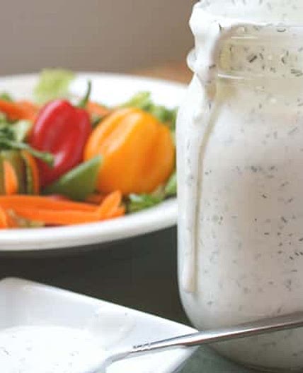 The Best Homemade Ranch Salad Dressing