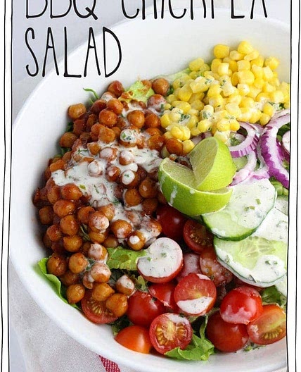 BBQ Chickpea Salad