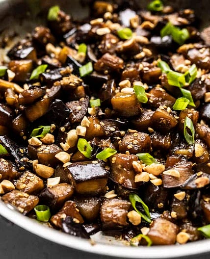 Soy Glazed Eggplant