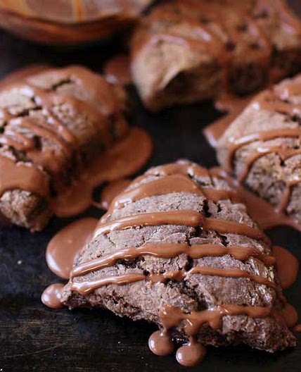 Small Batch Triple Chocolate Scones