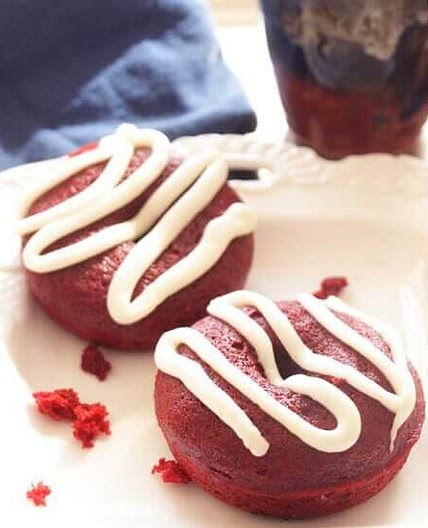 Small Batch Red Velvet Donuts