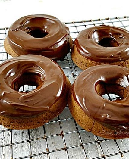 Baked Chocolate Chocolate Donuts – Small Batch